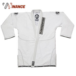 Bjj Gi ชุดกิโมโนผ้าฝ้าย Bjj Gi,ชุดกิโมโนผ้าฝ้าย100% สีขาวมุก Gi Jiu Jitsu กำหนดเอง - Product Image 1