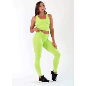 New Neon Green SCRUNCH <b>BOOTY</b> LIFT YOGA <b>LEGGINGS</b>-Casual Breathable High Waist Knee-Length - Product Image 4