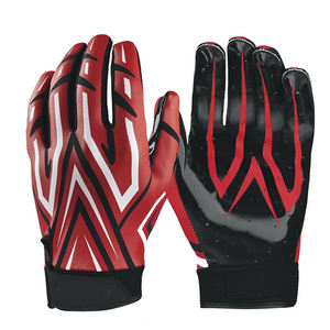 Venta caliente de silicona de palma completa Super agarre guantes de receptor de fútbol americano popular fabricante de guantes de receptor - Product Image 1