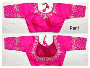 Nouveau dernier tenue décontracté Phantom soie lourde broderie travail Blouse femmes indiennes porter prêt à porter meilleur prix en gros Surat ethnique - Product Image 5