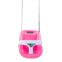Balançoire pour bébé en plastique avec longue corde, pince en acier, ceinture de sécurité, design moderne, mobilier d'extérieur, utilisation intérieure, jouets simples et amusants, OEM, jardin, parc