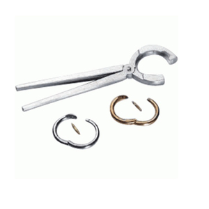 Applicateur professionnel de soins de santé animale vétérinaire en forme de pince de haute qualité pour anneau de taureau en forme de S. - Product Image 5