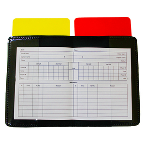Pepup de fútbol tarjetas árbitro cartera con amarillo y rojo advertencia tarjetas deporte funcionarios pena tarjetas - Product Image 2