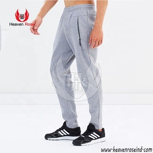 2023 conception personnalisée hommes pantalons de jogging exclusif fermeture éclair polaire pantalon taille élastique fermeture dentelle OEM décontracté mode en gros - Product Image 2