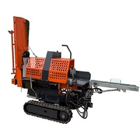 Processeur de bois de chauffage automatique de 20 tonnes/processeur de bois avec piste Produit chaud 2019 Fendeuse de bûches fournie Machine agricole et forestière 530
