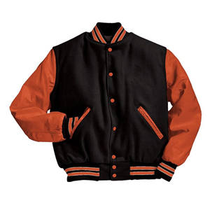 Veste d'hiver personnalisée 270kg 100% laine/cuir pour hommes Prix de gros recadrée Letterman Fabrication Veste universitaire confortable - Product Image 2