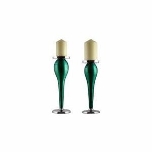 Diseño clásico Color blanco esmaltado Tea Light Metal Candle Stand Decoración del hogar para Navidad - Product Image 6