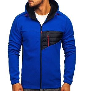 เสื้อมีฮู้ดสำหรับผู้ชายเสื้อกีฬาเสื้อสเวตเตอร์สวมหัวเสื้อกีฬาสีพื้นสีเทาเรียบปักตามสั่ง - Product Image 6