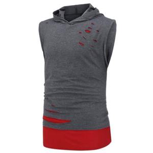 Wholesale OEM custom men's sports vest muscle bodybuilding tank top loose fit stringer training tank tops - Product Image 6