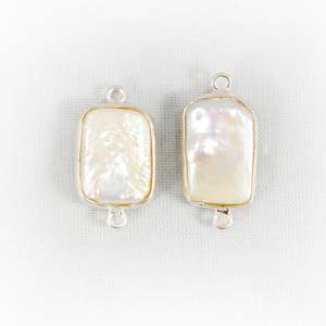 Aqua Chalcedony Double Bali <b>Moon</b> Connector <b>Charm</b> for Fashion Jewelry 925 Sterling Silver Pendant Jewelry for Mother's Day Gift - Product Image 4