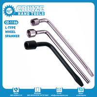 Clé à roue en L personnalisable OEM, outils à main en acier et en métal carbone de qualité industrielle et de bricolage pour outils d'assemblage