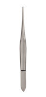 Pinces à pansements et à tissus médicales chirurgicales réutilisables McIndoe 15 cm en acier inoxydable dentelé CE ISO