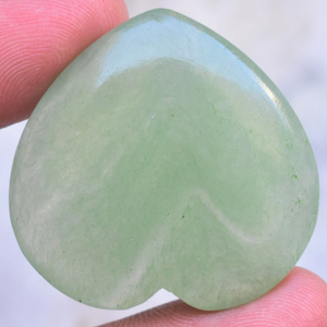 Colgante de corazón humano con forma de corazón, Aventurina verde Natural, cristal, venta al por mayor, regalo - Product Image 2