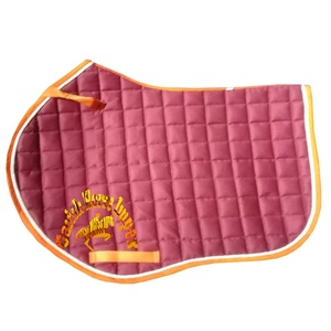 Almohadilla de sillín de caballo de algodón para todo uso, manta ecuestre de alta calidad, color naranja - Product Image 2