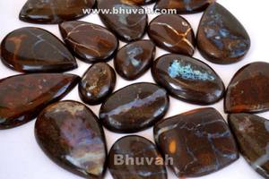 Opale Boulder naturelle en forme de mélange de pierres précieuses, cabochon d'opale Boulder, pierres précieuses en vrac pour la fabrication de bijoux - Product Image 2