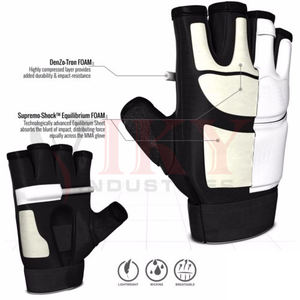 Gants de boxe MMA demi-doigts pour fitness, Muay Thai, Taekwondo, Karaté, Sanda, entraînement au sac de frappe et protection sportive - Product Image 2
