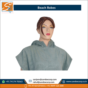 Nouveau meilleur design vente chaude personnalisé OEM séchage rapide 100% coton éponge Robes de plage pour achat en gros fournisseur en Inde - Product Image 2