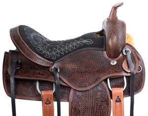 Ensemble de selle anglaise durable de qualité supérieure de 14 à 18 pouces en cuir véritable Western Horse Tack différentes tailles plusieurs couleurs - Product Image 4