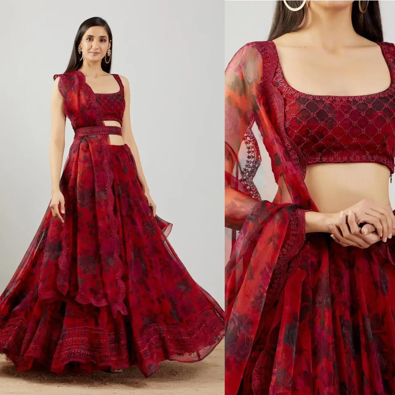 Новейший дизайнерский Лехенга Холи с тяжелым шелком дупатта для стильной девушки ручная вышивка для невесты lehenda индийский дизайнерский свадебный