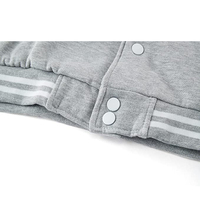 Veste d'hiver pour hommes de haute qualité en gros, style universitaire pour jeunes et adultes, avec impression de logo personnalisé et broderie surdimensionnée