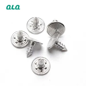 Kot düğmeleri ve perçinler Denim kot düğme çivi çinko alaşım yuvarlak ve perçinler özel Metal sap düğmesi