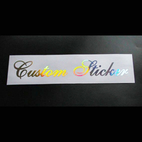 Autocollants en vinyle PVC holographique chromé arc-en-ciel à transfert thermique basse température, adhésifs permanents à changement de couleur, fabriqués à Taïwan