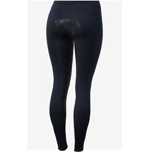Pantalones de Montar de Cintura Alta en Azul Marino Oscuro, Personalizados, de Alta Calidad, Cómodos, de Mezclilla de Algodón, con Logotipo Personalizado - Product Image 3