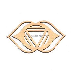 Third Eye Chakra Wooden <b>Coaster</b> - Product Image 1