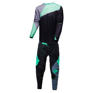 Traje de Motocross Personalizado, Resistente al Viento, Talla Grande, 90% Poliéster, Ropa Deportiva Transpirable, Equipo de Protección - Product Image 1