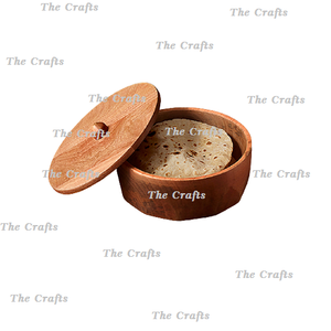 Boîte à chapati en bois de qualité exclusive Roti Dabba pour la cuisine et la table à manger - Product Image 5