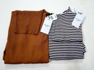 Lot de surplus de pulls à col roulé pour femmes, coupe ajustée, extensibles, à manches longues, avec étiquettes de marque, provenance Bangladesh - Product Image 3