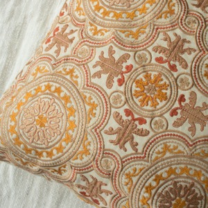 Broderie décorative Boho 16X16 housse de coussin machine à broder housse de coussin en coton - Product Image 3