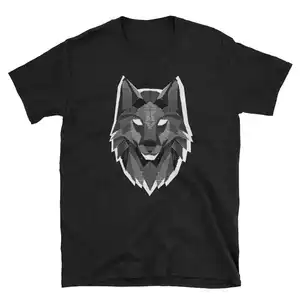 Wolf Head Wolves Pack Alpha Carnivore Mammals Fur Animals Wildlife Forest Nature Gift T-shirt Cotton Polyester Blend Round Neck