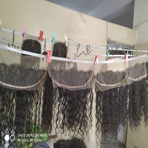 Meilleur 13X6 Frontal Vierge Dentelle Fermeture Cuticule Aligné Cheveux Raides en Couleur Naturelle Cheveux Humains Matériel Top Qualité Cheveux - Product Image 2