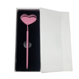 Accessoires de cils professionnels en acier inoxydable rose outil de maquillage miroir d'extension de cils en forme de Hart quantité minimale de commande 30 pièces - Product Image 1