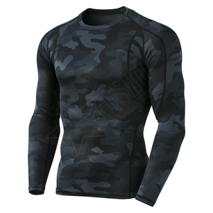 Rashguard à manches longues UPF 50+ anti-UV en polyester et élasthanne, respirant et à séchage rapide, pour l'entraînement aux arts martiaux - Product Image 6