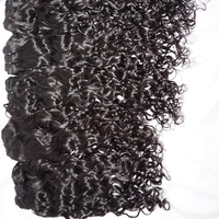 Extensions de cheveux bouclés indiens 100% naturels de haute qualité, grade Remy, tissage simple, trame machine, mèches sans couture, cheveux alignés