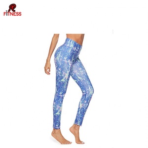 Pantalones de Yoga Deportivos para Mujer, de Primera Calidad, con Diseño de Logotipo 3D por Transferencia de Calor, Cintura Media, Leggings Deportivos - Product Image 4