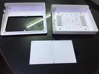 Mallette d'instruments personnalisés en plastique abs, boîtier électronique de bureau, mallette