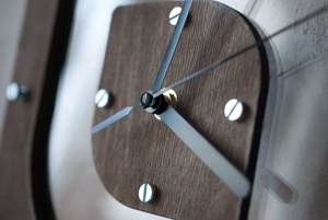 Leaf Wooden Wall Clock - Product Image 2