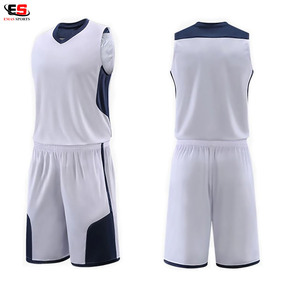 Ultimate Hoops FreshFit Ensembles de basket-ball en vrac OEM multicolores Top et short sans manches solides pour la vente en gros - Product Image 4
