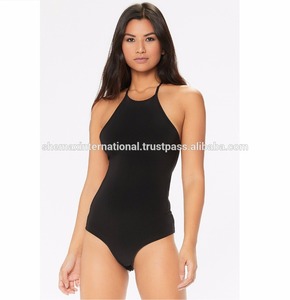 ชุดบอดี้สูทโยคะฟิตเนสเต้นโพลแดนซ์คุณภาพสูงขายดีประจำปี 2023 ของ SHEMAX สีดำ สำหรับขายส่งและสั่งทำได้ - Product Image 5