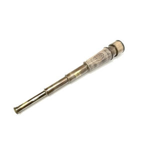 Nautical Spyglass Brass Telescope with Premium <b>Brown</b> Leather <b>Box</b> Cover Novelty <b>Gift</b> Navigational Telescope in Wooden <b>Box</b> - Product Image 1