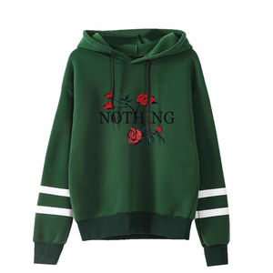 Sweat à capuche personnalisable pour femme, couleur unie Sublimation, imprimé Floral, vêtement tendance, épaules dénudées, nouvelle collection 2020 - Product Image 5