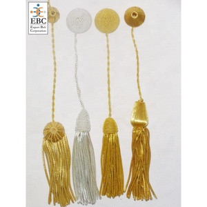 OEM Tam Học Tập Y Phục Tua Trong Vàng Hoặc Bạc Kim Loại Chủ Đề Chất Lượng Cao Tam Vàng Tua Trong Trim Và Rìa Bán Buôn - Product Image 5