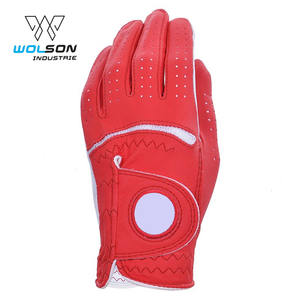 Guantes de golf Personalizados de alta calidad Fabricante de cuero Cabretta Logotipo personalizado Fábrica Guantes de mano de golf Cabretta Guantes de golf de cuero. - Product Image 5