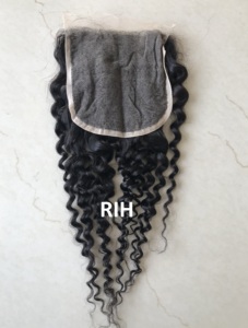 Extensiones de cabello humano brasileño Remy, sin procesar, 5x5, rizado, con cutícula, venta al por mayor - Product Image 5