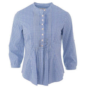 Chemisiers à manches longues avec boutons et poches sur le devant pour femmes (Oktoberfest Bavarian Blouse) Haute qualité sur mesure - Product Image 1