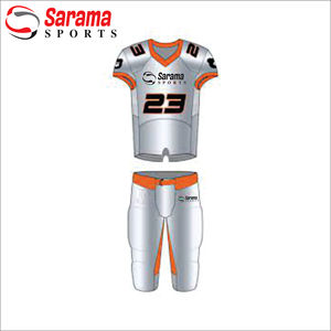 อเมริกันฟุตบอลชุดอเมริกันฟุตบอลเจอร์ซีย์ออกแบบของคุณเองย้อนกลับอเมริกันฟุตบอล - Product Image 1