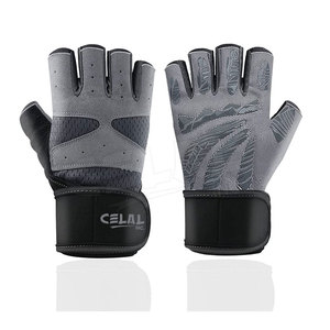 Guantes de levantamiento de pesas para entrenamiento, protectores de palma para deportes al aire libre, marca privada - Product Image 1
